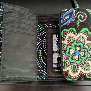 Vera Bradley Compact Wallet Kiev Paisley